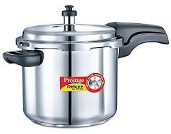 Prestige Deluxe Alpha Stainless Steel Pressure Cooker, 5.5 Litres (Induction & Gas Compatible) worth Rs.3540 for Rs.2920 @ Amazon (Limited Period Deal)