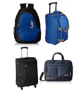 Backpacks & Luggage (American Tourister, Wildcraft, Skybags & more) - Minimum 66% Off