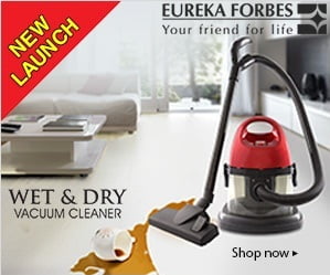 Eureka Forbes Wet & Dry Ultimo P 1400 Watts powerful suction & blower vacuum cleaner