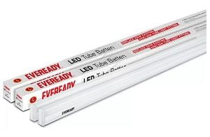 Eveready 4 Feet 20 Watt LED Tube Batten Straight Linear LED (White, Pack of 2)