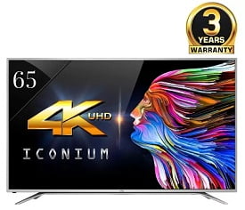 Vu 163cm (65") Ultra HD (4K) Smart LED TV (LTDN65XT780XWAU3D, 4 x HDMI, 3 x USB)