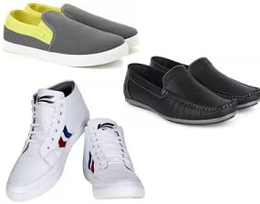 Men’s Casual Shoes / Sandals / Slippers – under Rs.999 @ Amazon