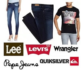 Lee, Levi’s, Wrangler, Pepe Jeans Clothing – Up to 70% Off @ Amazon