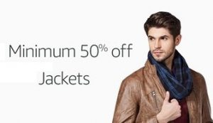 Clearance Sale on Men’s Top Brand Jacket & Gilets  – Min 50% Off @ Amazon