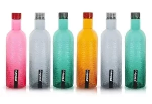 Nayasa Plastic Water Bottle, 1000ml, Set Of 6 for Rs.380 @ Amazon (Limited Period Deal)