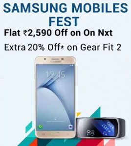 Samsung Mobiles Fest: Flat Rs.1700 - Rs.2860 Off on Samsung Smartphones