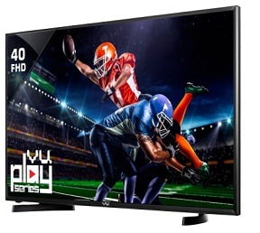 Vu 102cm (40″) Full HD LED TV (2 X HDMI, 1 X USB) for Rs.21999 @ Flipkart (Valid till 2nd March)