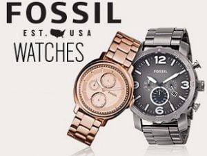 Fossil Watches – Flat 40% Off @ Flipkart