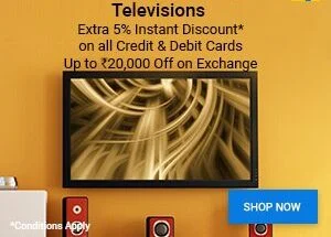 TV & Appliances Sale – (5% Extra Off with All Debit and Credit Card) Valid till 2nd March
