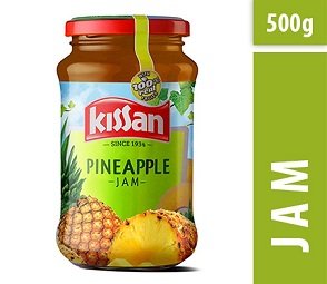 Kissan Pineapple Jam Jar, 500g