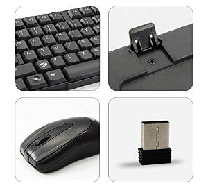 Zebronics Wireless Keyboard and Mouse Companion 6