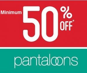 Pantaloon Men’s / Women’s Clothing – Minimum 50% off – Amazon