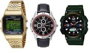 Men's Watches (Timex, Titan, Casio) - Min 35% up to 62% Off