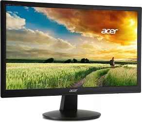 Acer 21.5 inch Full HD VA Panel with VGA, HDMI, Ergonomic Stand, 2X2W Inbuilt Speakers