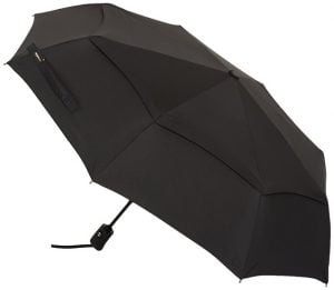 AmazonBasics Automatic Travel Umbrella with Wind Vent