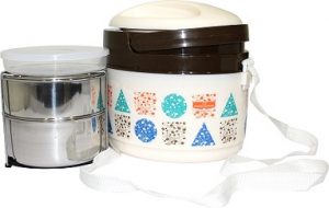 Princeware Newage Stainless Steel 2 Deck Tiffin Box worth Rs.578 for Rs.162 – Amazon