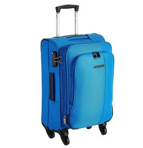 Tommy Hilfiger Polyester 60 cms Lt. Blue Soft sided Suitcase worth Rs.11999 for Rs.5999 – Amazon
