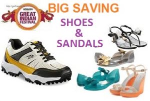 Amazon Great Indian Sale: Mens / Womens Shoes, Sandals - up to 70% off