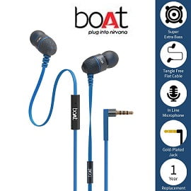 boAt BassHeads 225 Special Edition In-Ear Headphones with Mic