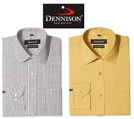 Dennison Mens Casual & Formal Shirts - Min 50% Off