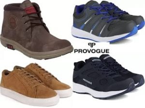 Provogue Men’s Shoes  Flat 52% – 57% off @ Flipkart