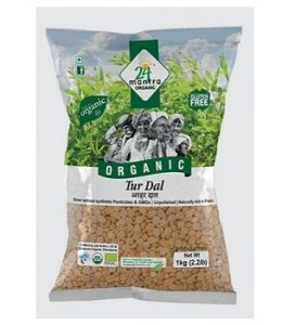 24 Mantra Organic Tur Dal – 1Kg for Rs.105 only – Amazon (Limited Period Deal)