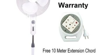 Eurolex Aviator 55 Watts 400mm Pedestal Fan worth Rs.3690 for Rs.2849 – Amazon