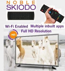 Noble Skiodo 101 cm (40 inches) I-Tech 42SM40P01 Full HD LED Smart TV with Wi-Fi, Motion Sensor, Keyboard and Remote
