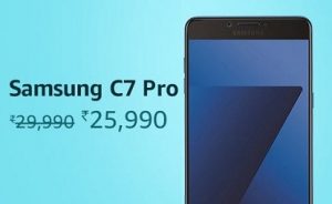 Samsung Galaxy C7 Pro (Navy Blue, 64GB ROM, 4 GB RAM)