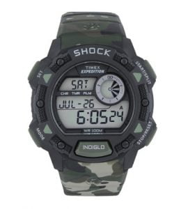 Timex Expedition Men Green Camouflage Printed Digital Watch T49976 worth Rs. 4,995 for Rs. 2,497 – Myntra