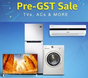 Pre-GST Sale: Great Deal on Large Appliances (TV, AC, Refrigerators, Washing Machines) – Amazon