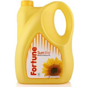 Fortune Sunlite Refined Sunflower Oil 5 Ltr Can