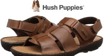 Hush Puppies Men’s Track Leather Sandals for Rs.1249 – Amazon (50% Off)