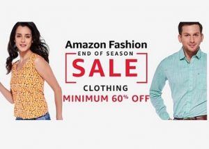 Clothing (Men’s, Women’s, Boys & Girls) – Minimum 60% off – Amazon