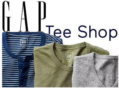 GAP Men's T-Shirts - Flat 50% off 