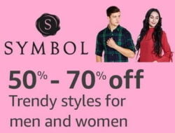 Symbol Men & Women Clothing - Flat 50% - 70% Off