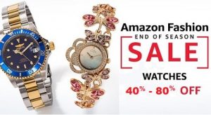 Watches (Men’s & Women’s) – Flat 40% – 80% off @ Amazon