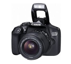 Canon EOS 1300D 18MP Digital SLR Camera with 18-55mm ISII Lens, 16GB Card and Carry Case