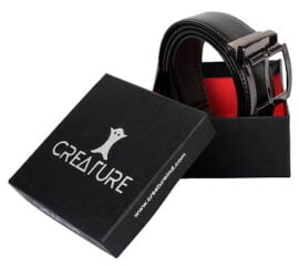 Creature Men’s Reversible Pu-Leather Formal Belts(Color-Black/Brown||BL-01) worth Rs.1499 for Rs.249 – Amazon