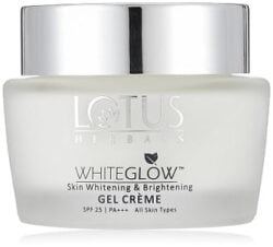Lotus Herbals Whiteglow Skin Whitening And Brightening Gel Cream SPF-25, 60g worth Rs.415 for Rs.269 – Amazon