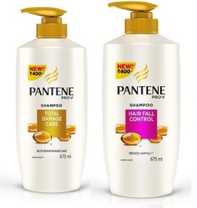 Pantene Shampoo 675ml worth Rs.395 for Rs. 217 – Amazon