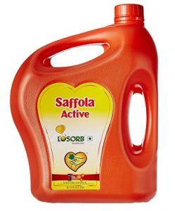 Saffola Active Edible Oil - 5 lit Jar