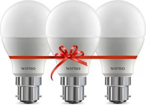 Wipro 12 W Standard B22 LED Bulb (Pack of 3)