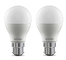 Wipro 10 W B22 LED Bulb  (White, Pack of 2) for Rs.296 – Flipkart