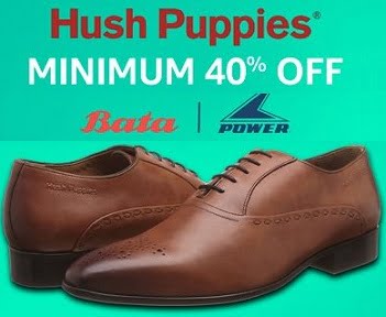 Hush Puppies, Bata, Power Footwear (Men’s & Women’s) – Minimum 40% up to 70% off – Amazon