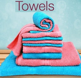 Bath Towels (Medium & Large Size) – Min 50% Off @ Amazon 