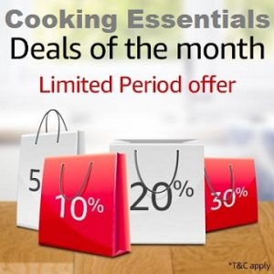 Amazon Pantry : Cooking Essentials - Flat 25% - 60% Off