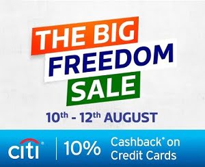 Flipkart Big Freedom Sale – Up to 71% Discount and Top Deals & Offers