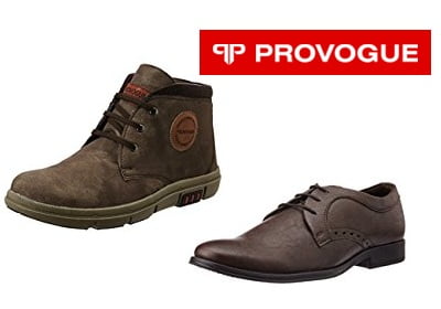 Provogue Men’s Shoes – Flat 70% Discount starts Rs.501 @ Amazon