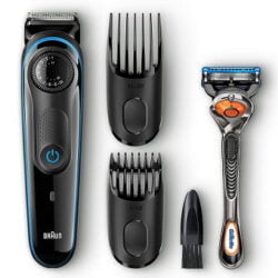 Braun BT3241 Beard / Hair Trimmer for Men with Free Gillette Fusion 5 ProGlide Razor worth Rs.2999 for Rs.2499 – Flipkart